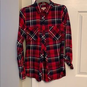 🤩🤩Sale🤩🤩Merona Button Down Women’s Plaid shirt